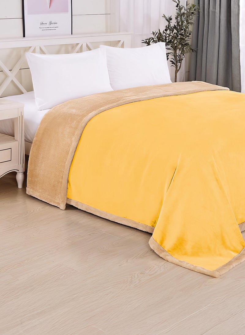 أورز بطانية فرو شتوية 220*240 سم دافئة بلون جذاب توفر لك دفئًا إضافيًا خلال ليالي الشتاء الباردة - Image 3