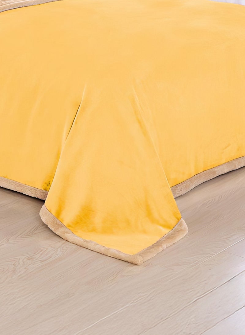 أورز بطانية فرو شتوية 220*240 سم دافئة بلون جذاب توفر لك دفئًا إضافيًا خلال ليالي الشتاء الباردة - Image 4