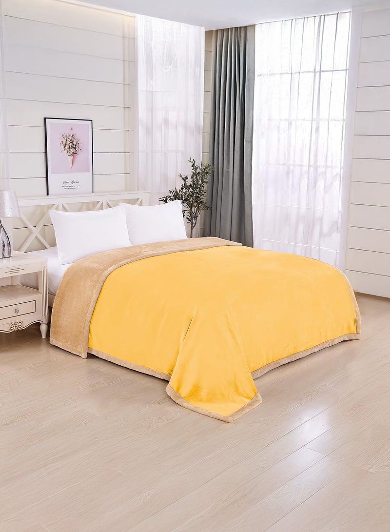 أورز بطانية فرو شتوية 220*240 سم دافئة بلون جذاب توفر لك دفئًا إضافيًا خلال ليالي الشتاء الباردة - Image 1