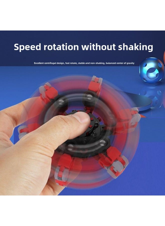Generic - Robot Fingertip Gyro Deformation Mechanical Finger Gyro Decompression Decompression Artifact Finger Spiral Fingertip Toy-Colour:Mechanical Gyro - Image 1