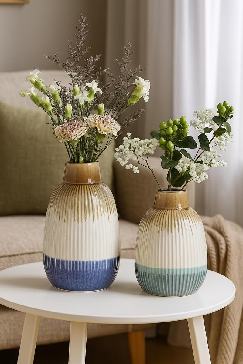 BS B&S Ceramic Flower Vase - Elegant Decorative Centerpiece - Image 4