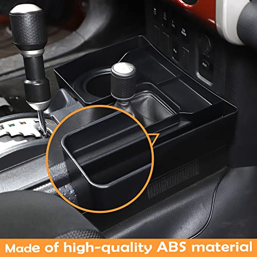 LLKUANG ABS Car Central Gear U Shape Storage Box Compatible with 2007-2021 Toyota FJ Cruiser Multifunctional Tray Storage Box - Image 5