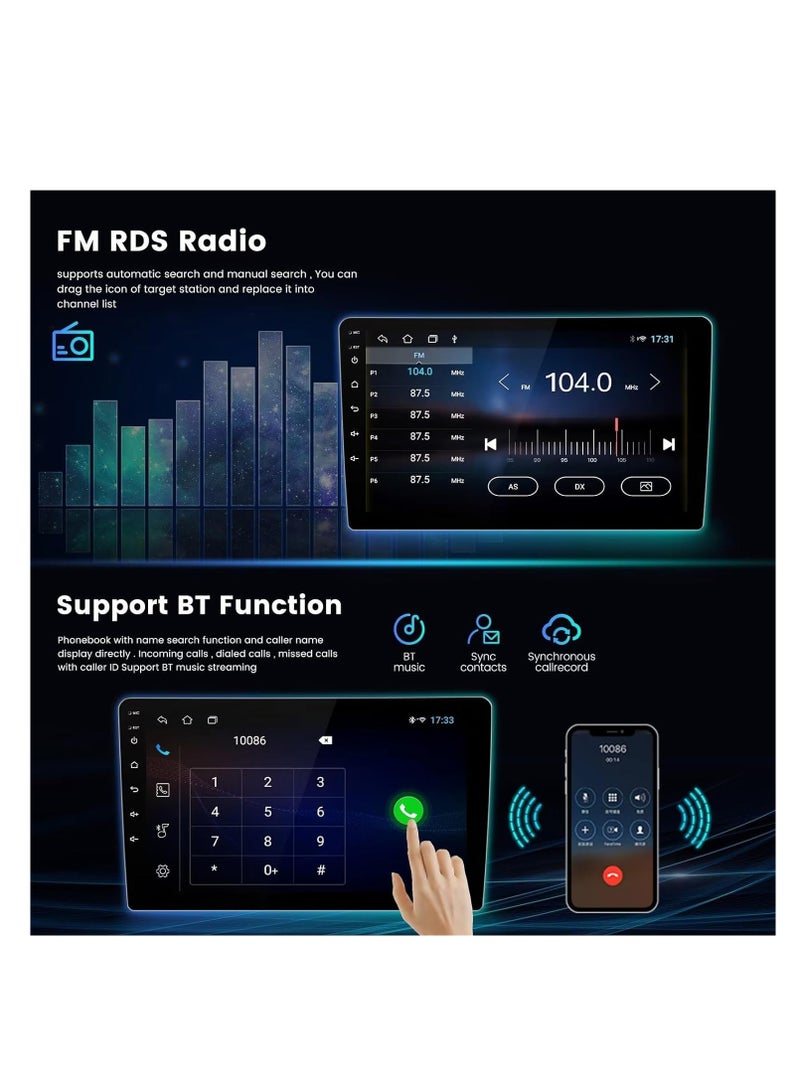 Generic Radio for Ford Figo 2015-2018 Stereo Upgrade Dash Kit Car GPS Navigation,2+32GB 9" IPS Touch Screen Head Unit with Car-Play & Android Auto/SWC/Rear View - Image 2