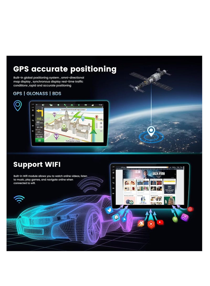 Generic Radio for Ford Figo 2015-2018 Stereo Upgrade Dash Kit Car GPS Navigation,2+32GB 9" IPS Touch Screen Head Unit with Car-Play & Android Auto/SWC/Rear View - Image 4