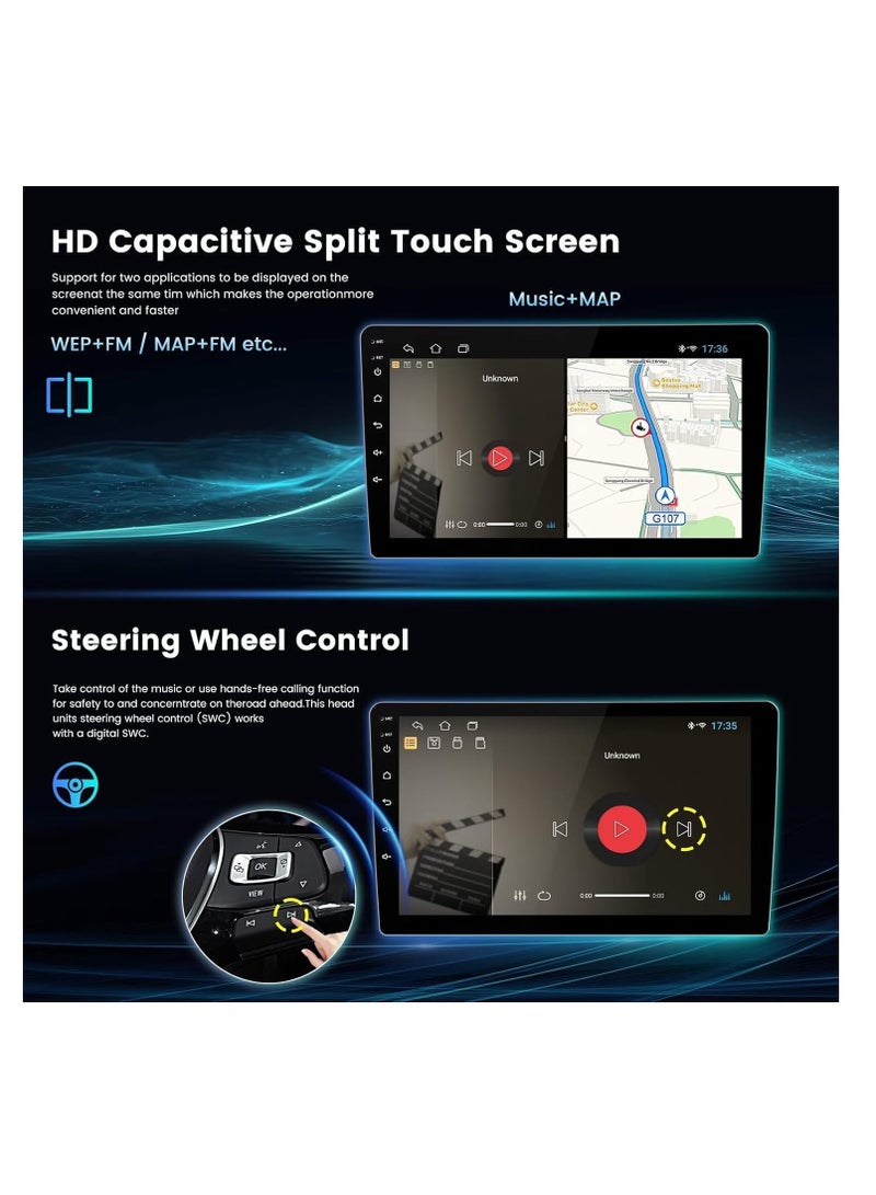 Generic Radio for Ford Figo 2015-2018 Stereo Upgrade Dash Kit Car GPS Navigation,2+32GB 9" IPS Touch Screen Head Unit with Car-Play & Android Auto/SWC/Rear View - Image 3