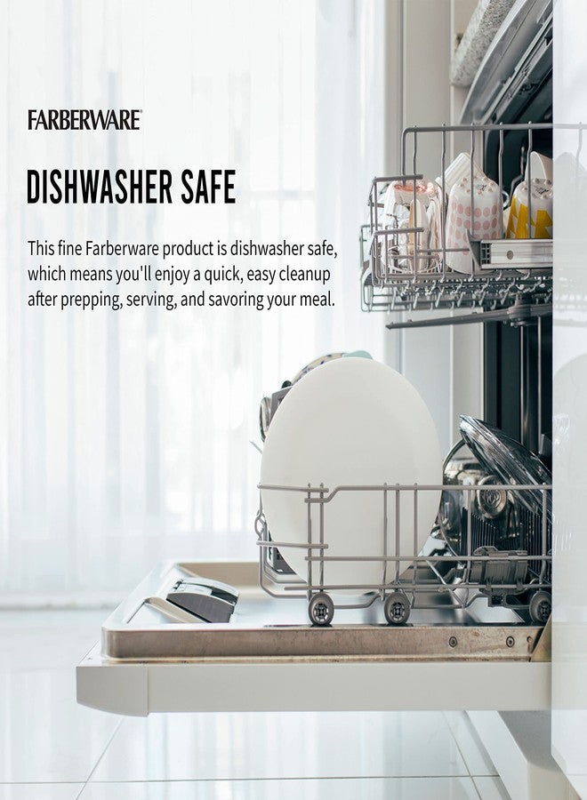 فاربرواير لوح تقطيع بلاستيكي مانع للانزلاق من فاربروير، مقاس 11 بوصة × 14 بوصة، أبيض/أحمر - Image 5