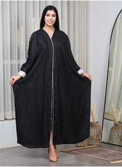 Black abaya with distinctive embroidery on the shoulder and back - pzsku/Z0FADE5FA63848773DE26Z/45/_/1710369517/3c50bb07-d802-4333-b356-ee4db9a01dd0