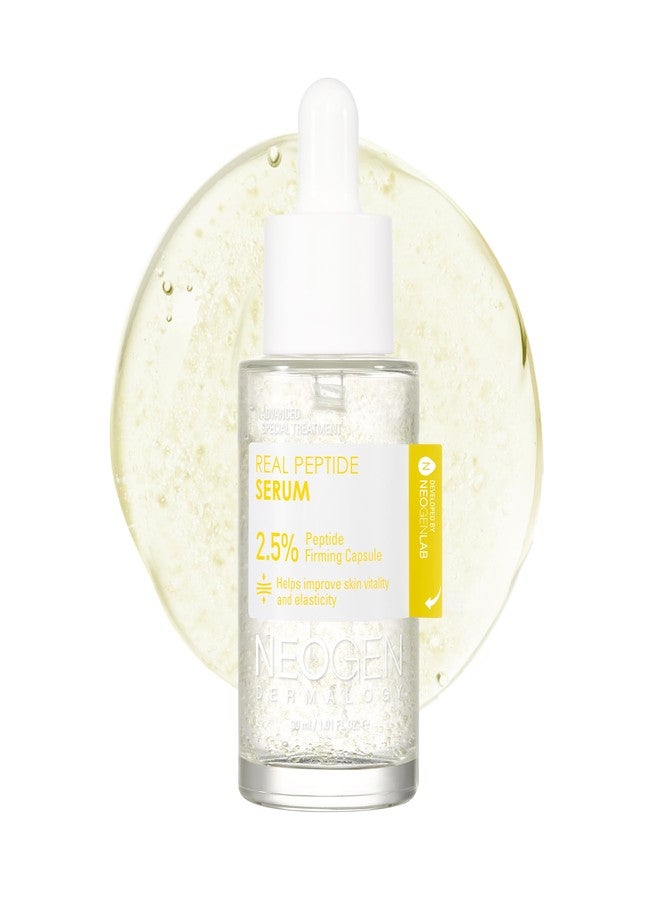 DERMALOGY by NEOGENLAB DERMALOGY by NEOGEN Real 2.5% Peptide Serum for Face with Firming Capsule for Skin Vitality, Elasticity, Moisturizing, Lifting, Wrinkle Care 30ml/1.01 FL.oz - Image 1