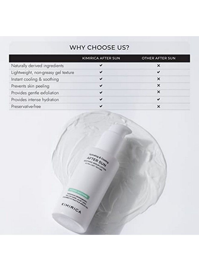 KIMIRICA After Sun Exposure Hydration Serum Lotion For Sensitive Skin To Soothes Hydrates Rejuvenates And Instant Cooling To Sunexposed Skin 100% Vegan Parabensulphatecruelty Free. (100Ml) - Image 5