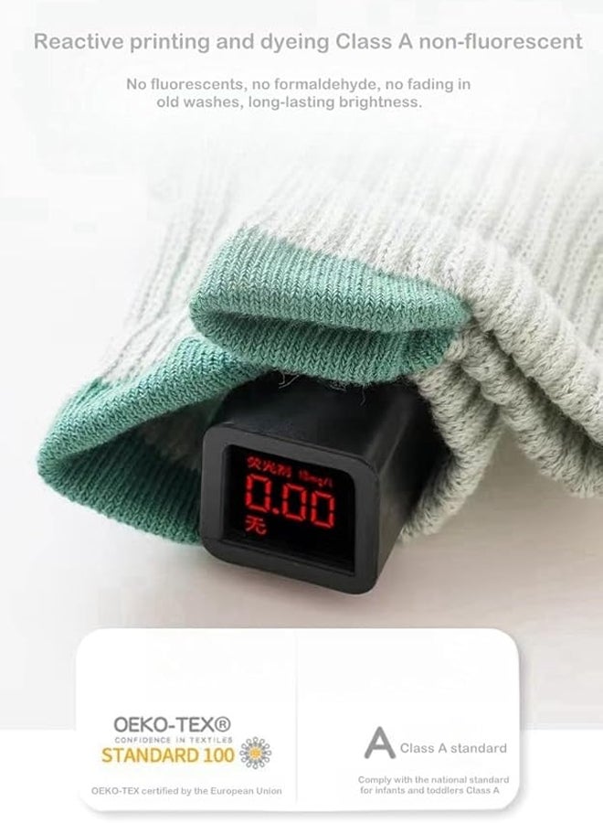 SHABILI Baby Cotton Ankle Socks Short Low‑Cut Slouch 3‑Pair Set for 1‑3 Yrs, Skin‑Friendly Breathable Moisture‑Wicking Anti‑Odor Durable No Pilling Elastic Cuff with Non‑Slip Geometric Grip Sole,Daily Leisure - Image 4