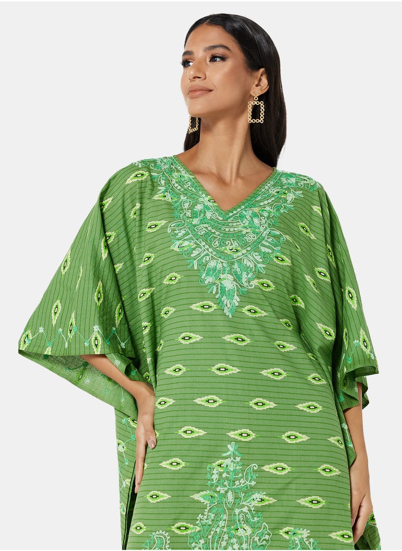 ARABIAN CLOSET EMBROIDERED KAFTAN  - Image 4