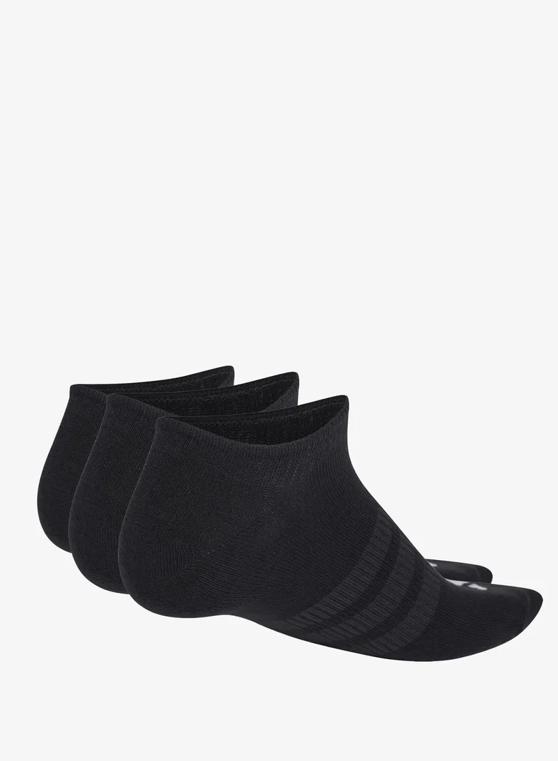 Adidas THIN&amp;LIGHT SPORTSWEAR NO SHOW SOCKS 3 PAIR PACK