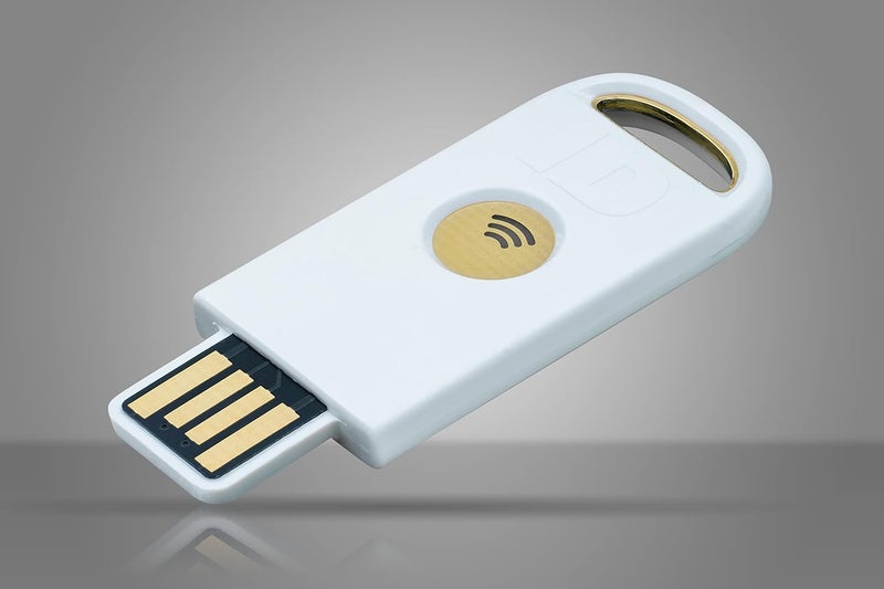 Identiv uTrust FIDO2 NFC Security Key USB-A (FIDO, FIDO2, U2F, WebAuth) - Image 1