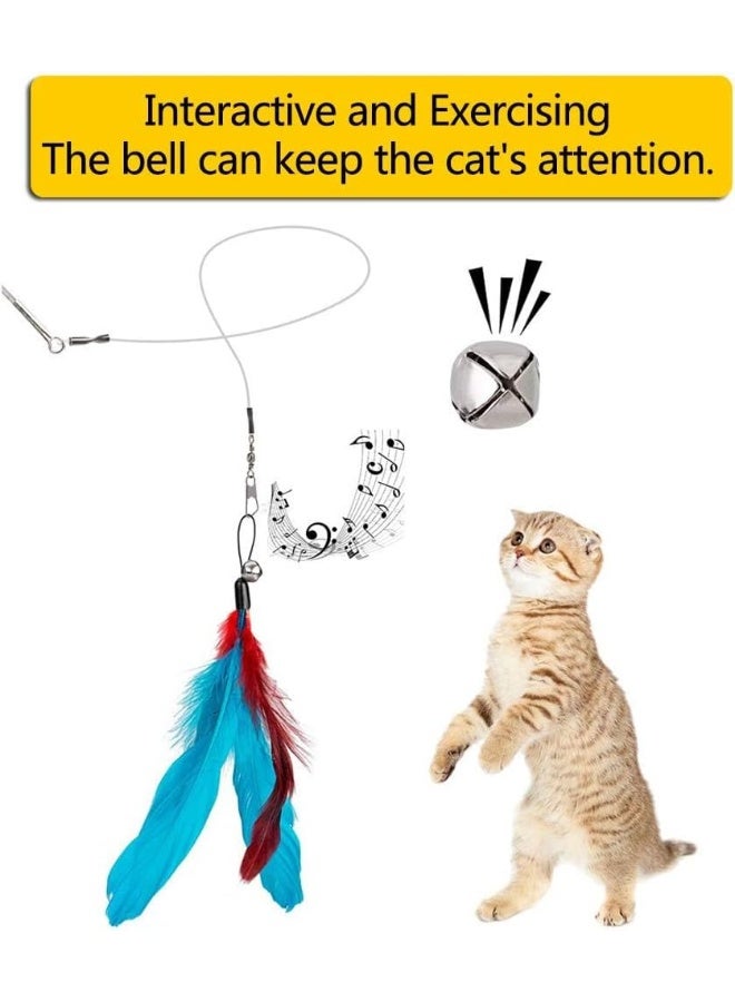 Mumoo Bear 12 PCS Feather Teaser Cat Toy - Image 5