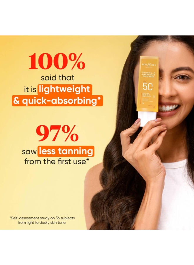 Dot & Key Vitamin C + E Face Sunscreen With Spf 50  50G - Image 5