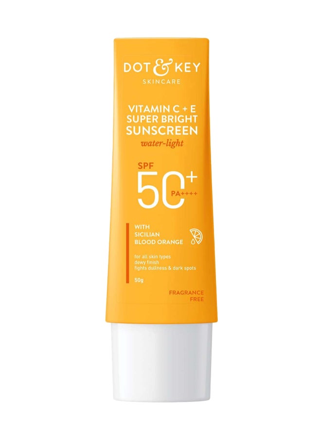 Dot & Key Vitamin C + E Face Sunscreen With Spf 50  50G - Image 1
