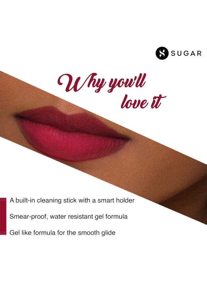 SUGAR Cosmetics Lipping On The Edge Lip Liner (05 Brazen Raisin) - Image 3