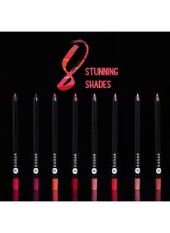 SUGAR Cosmetics Lipping On The Edge Lip Liner (05 Brazen Raisin)  - Image 5
