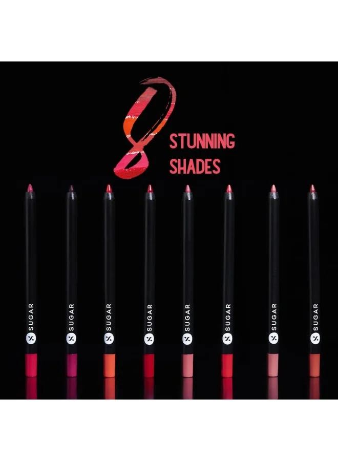 SUGAR Cosmetics Lipping On The Edge Lip Liner (05 Brazen Raisin)