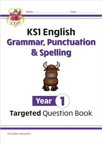 Ks1 English Targeted Question Book Grammar Punctuation And Spelling Year 1 - Image 1