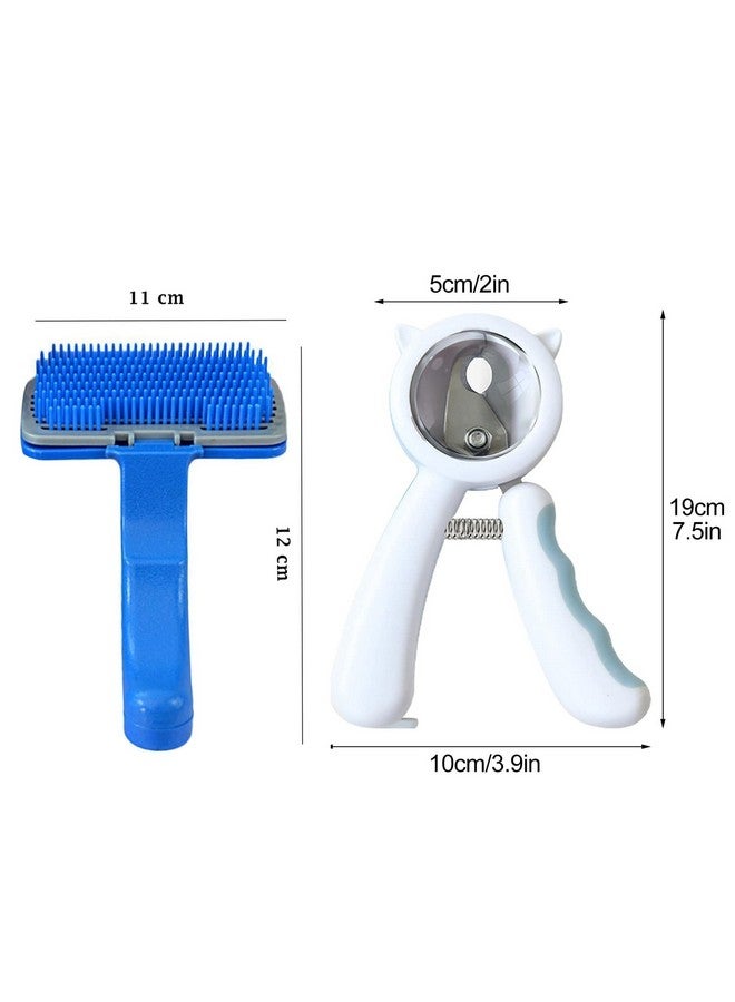 Emily Pets Combo Of 2 Dog Grooming Kit For Puppies & Dogs & Cat Pets Slicker Brush, Dog Nail Clippers, (Pack 2, Color May Vary) - Image 5