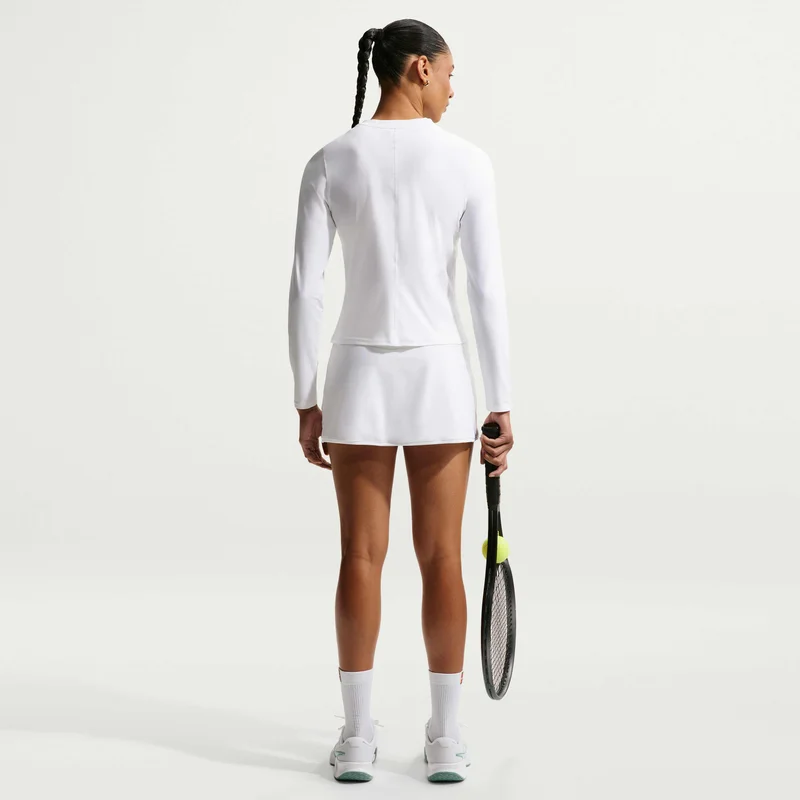 Nike White Women's Victory Dri-FIT Straight Tennis Skirt for Women | Best Price UAE