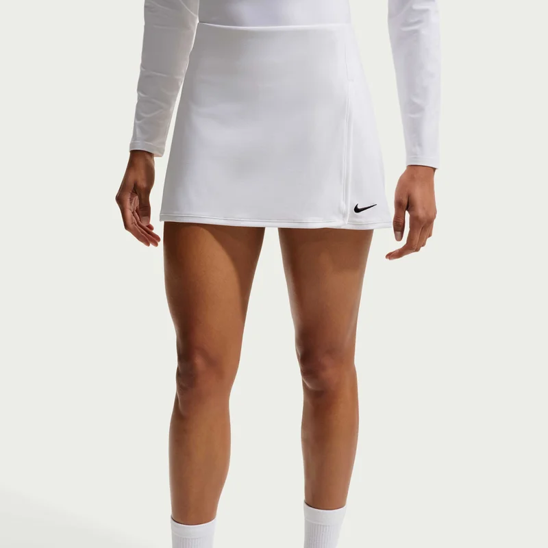 Nike White Women's Victory Dri-FIT Straight Tennis Skirt for Women | Best Price UAE