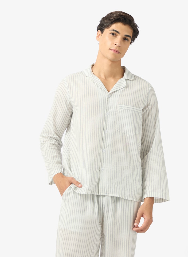 Seventy Five Nightwear Shirt & Pants Set - Image 3