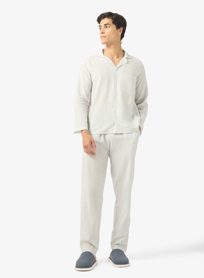 Seventy Five Nightwear Shirt & Pants Set - Image 5