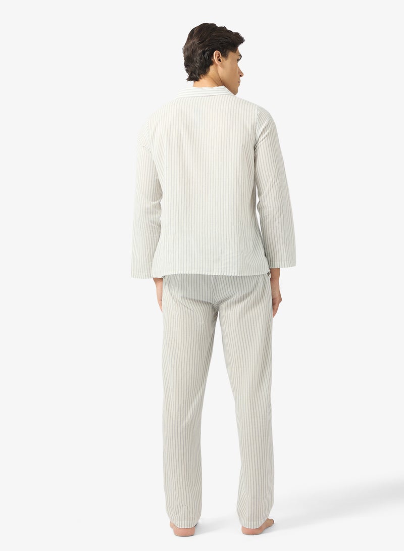 Seventy Five Nightwear Shirt & Pants Set - Image 2