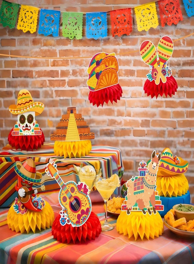 OHOME Cinco De Mayo Decorations - Cinco De Mayo Honeycomb for Table Centerpieces | Fiesta Party Decorations for Taco, Mexican Theme Birthday Accessories Party Favors Decor Supplies Indoor Outdoor - Image 4