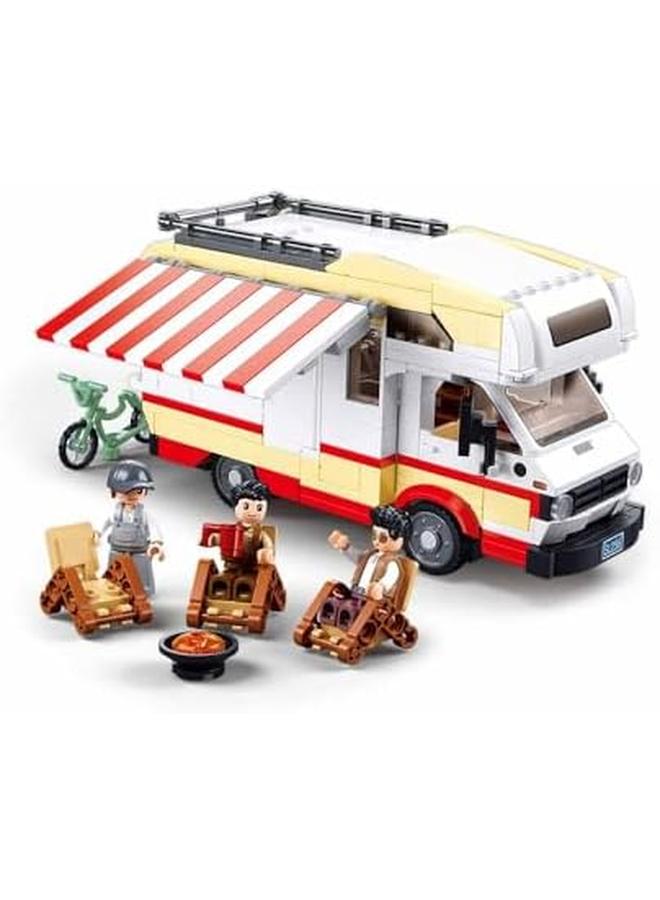 Sluban Model Bricks Series RV Building Blocks 506 Pieces With Minifigures For Ages 8 Plus Years Old - Image 3