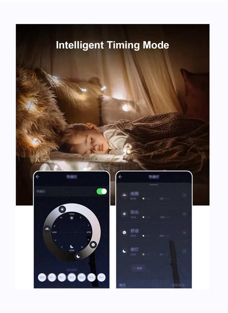 Arabest - RGB Ceiling Lamp Led Lights Modern Full Color Dimming, APP BT Remote Control, Intelligent Voice Control, Smart Timmer, Bedroom Round Ceiling Lamp Ceiling Light Led - Image 1