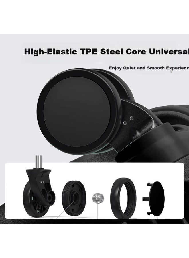 Summit Wide Handle Luggage Pure Pc Material Travel Suitcase Usb Charging Square Handle 20-inch Pc2525 Black - Image 3