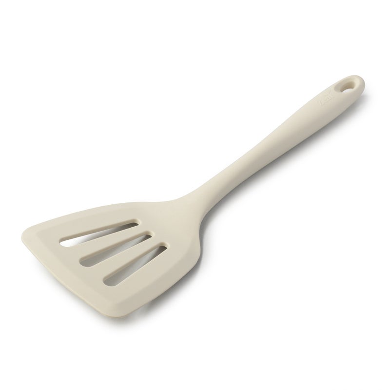 zeal Zeal Silicone Non-Stick Slotted Fish Slice/Cooking Turner (30cm) -Cream - Image 1