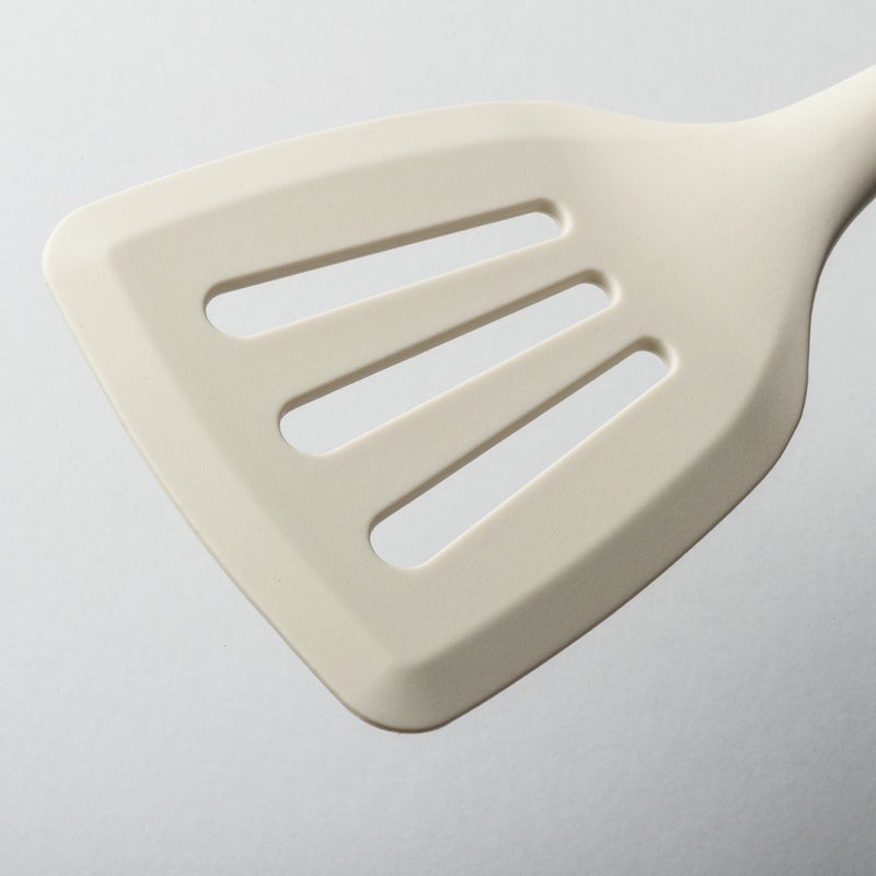 zeal Zeal Silicone Non-Stick Slotted Fish Slice/Cooking Turner (30cm) -Cream - Image 5