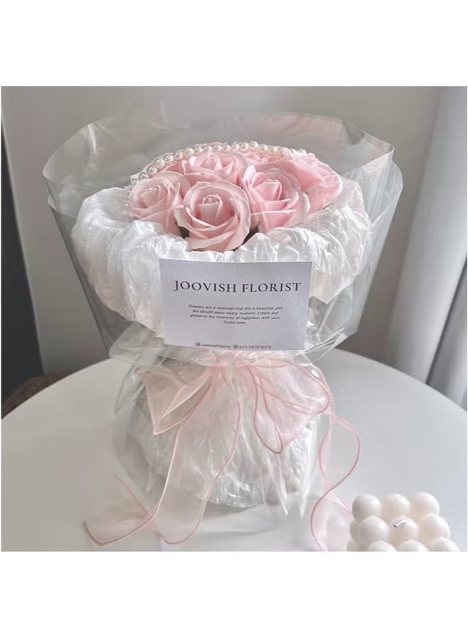 Miamia 5pcs 4cmx 10 yards (Total 50 yards), Cake Flower Ribbon Tie, Butterfly DIY Headband Material, Wave Curl Packaging Tie, Fishtail Yarn Woven Satin Floating Color Ribbon For Room Decoration, Wedding Party Decoration Ribbon, Unique Gift Box Tie Ribbon  - Image 5