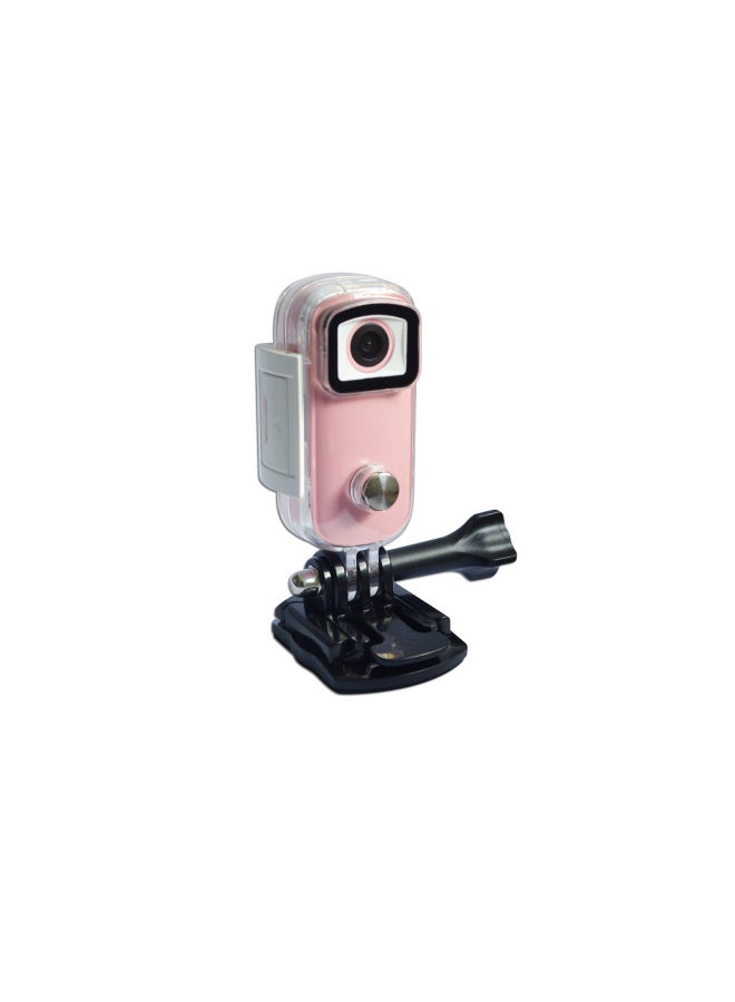 Generic SJCAM Action Camera 4K HD Outdoor Finger-Pointing Camera Anti-Vibration Waterproof Motorcycle Dash Cam High-Speed Photography-Color:C100 2k Pink  - Image 1