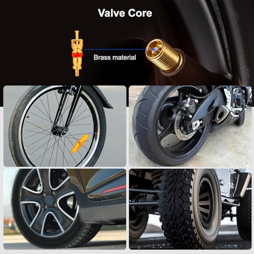 PUIBERS Schrader Tire Valve Stem Removal Tool, Tire Repair Valve Core Tool with 10 Valve Cores,Valve Stem Puller for Easy Valve Stem Replacement and Maintenance - Image 4