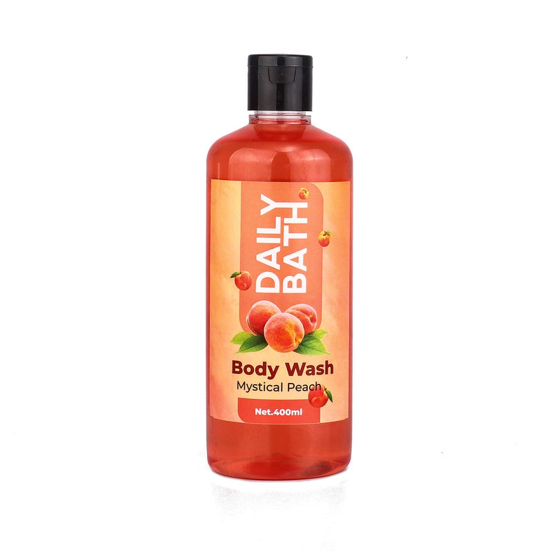 Jeehukm All Skin Types Daily Bath Body Wash Mystical Peach & Aqueous Pack Of 2 (400 ML EACH) BATH LOAF FREE - Image 2