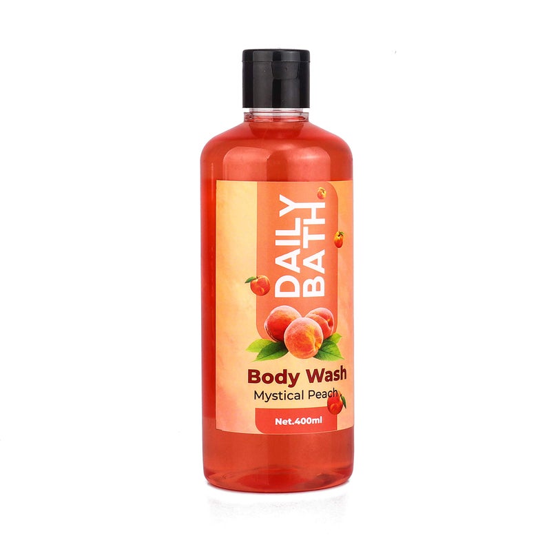 Jeehukm All Skin Types Daily Bath Body Wash Mystical Peach & Aqueous Pack Of 2 (400 ML EACH) BATH LOAF FREE - Image 4