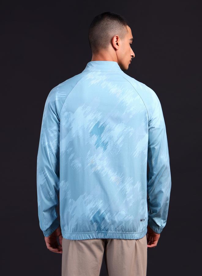 Technosport Men Camouflage Printed Mock Neck Slim Fit Jacket with TS FLEXI - Image 4