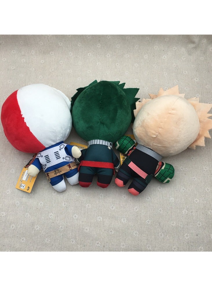 3 Pcs My Hero Academia Plush Toy Classic Anime Izuku Midoriya Figure Doll Plush Stuffed Animals Toys Gift for Boys Girls Movie Fans - Image 2