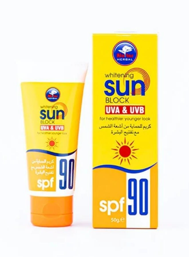 alattar Sun Protection Cream With Skin Lightening, 50 g, 90 SPF - Image 1
