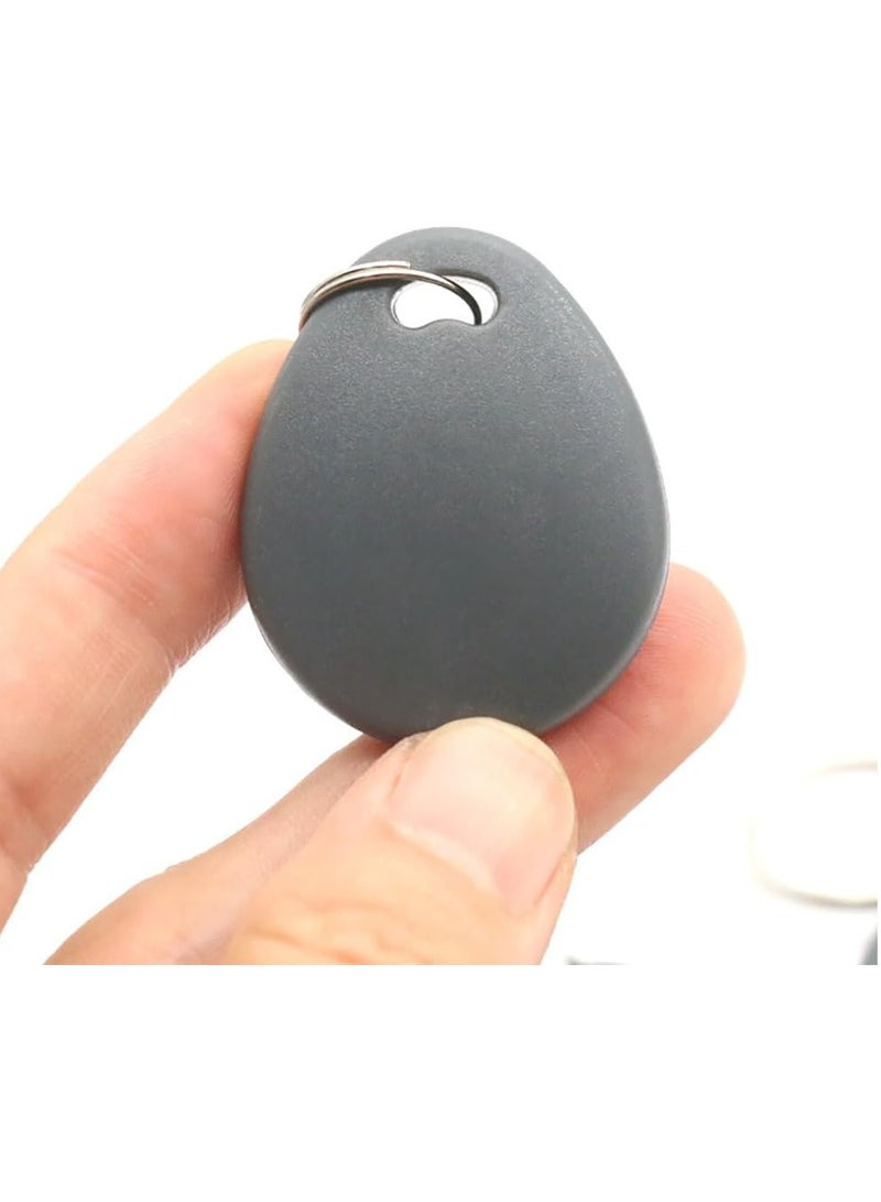 Rubik علامات RFID 125 كيلو هرتز T5577، مفاتيح تحكم وصول فارغة قابلة لإعادة الكتابة، مفاتيح RFID مقاومة للماء (رمادي، 10 مفاتيح) - Image 2