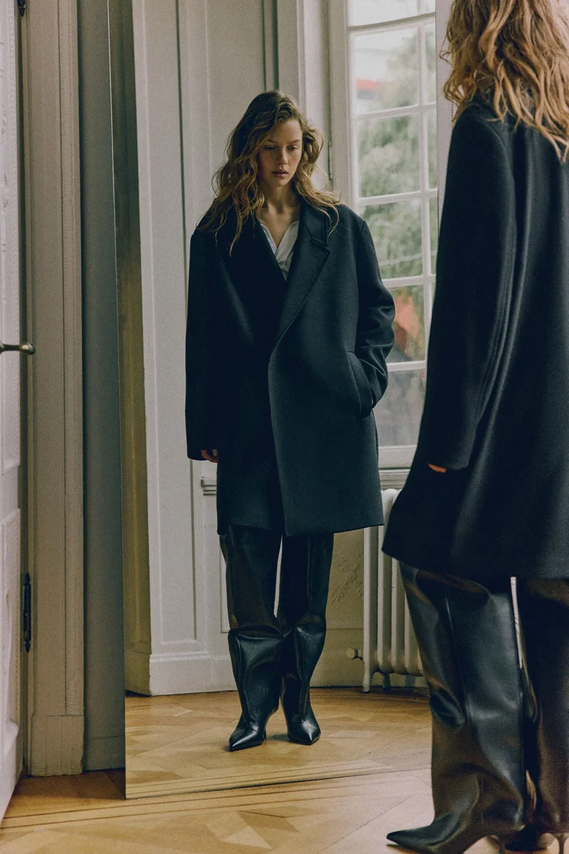 H&M Oversized wool-blend coat