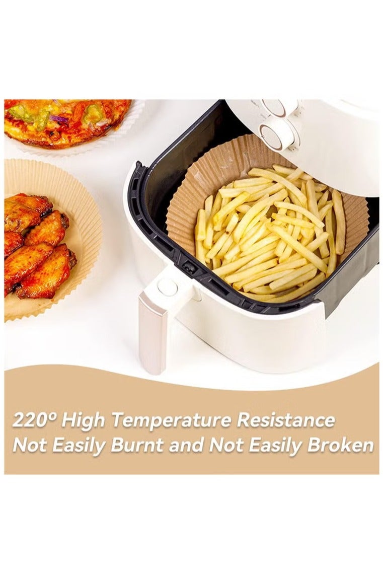 ورق قلاية هوائية – 50 قطعة، ورق برشمان غير لاصق – 16 سم - Image 2