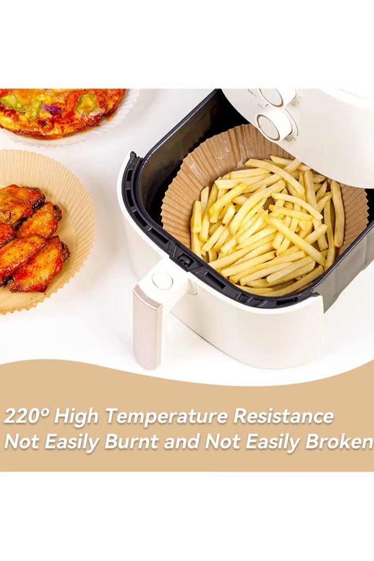 ورق قلاية هوائية – 50 قطعة، ورق برشمان غير لاصق – 16 سم - Image 3