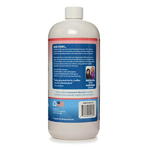 Ecome Eco-me Natural, Plant-Based Concentrated Multi-Surface and Floor Cleaner, Clear, 32 Fl.Oz, Citrus Berry - Image 2