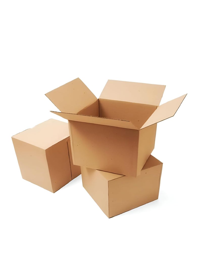 Generic - 3-Ply Cardboard Carton Box - 35x25x22 cm - Effortless Shipping and Storage(pack of 10) - Image 1